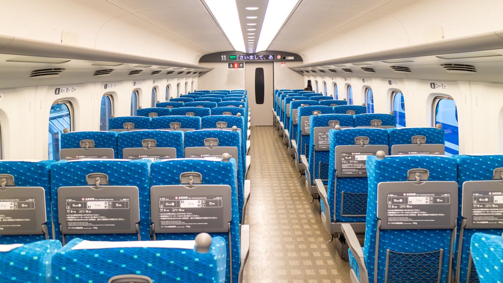Seat types and seat numbers  in the Tokaido Shinkansen